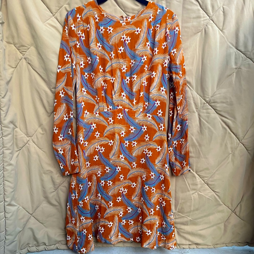 PARIS ATELIER | Orange Long sleeve Dress